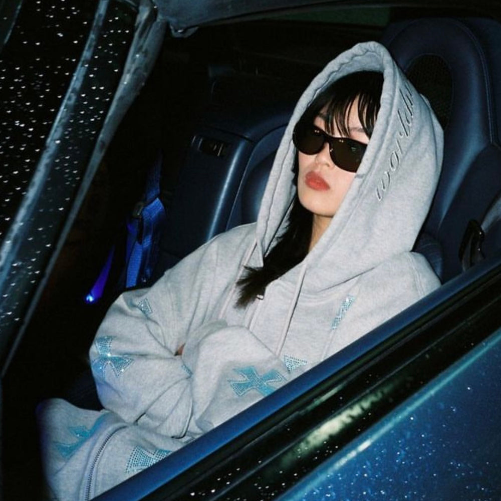 Cross Rhinestone Joggers