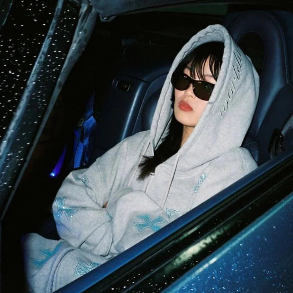 Cross Rhinestone Joggers - UNKNOWN LONDON - VENTURER