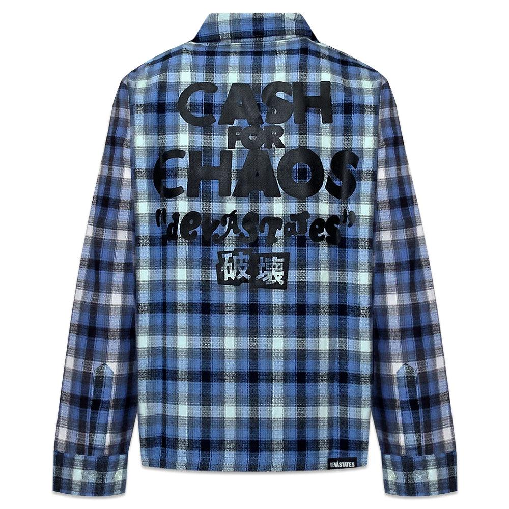 Malcolm Zip Up Flannel Overshirt