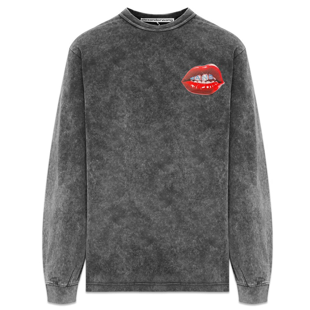 Printed Grill and Hotfix Logo LS Tee