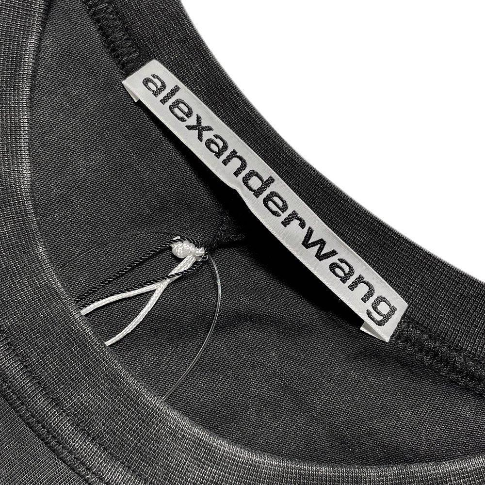 Printed Grill and Hotfix Logo LS Tee - ALEXANDER WANG - VENTURER