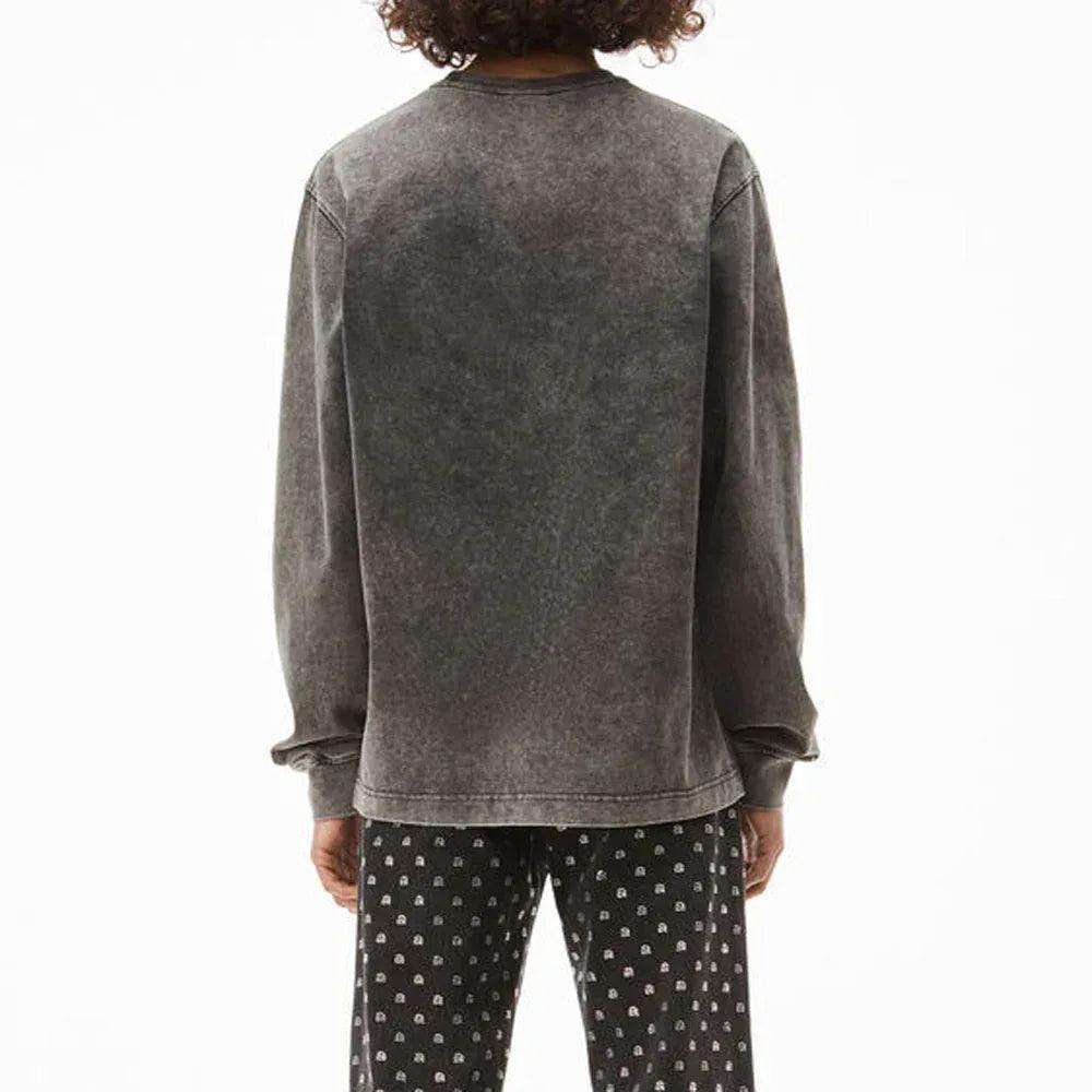 Printed Grill and Hotfix Logo LS Tee - ALEXANDER WANG - VENTURER