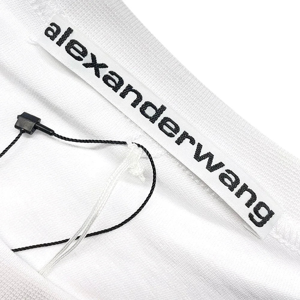 Printed Grill and Hotfix Logo LS Tee - ALEXANDER WANG - VENTURER