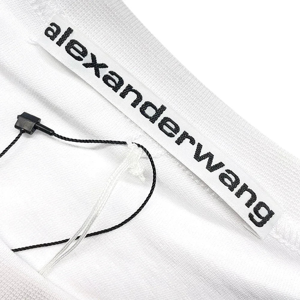 Printed Grill and Hotfix Logo LS Tee - ALEXANDER WANG - VENTURER