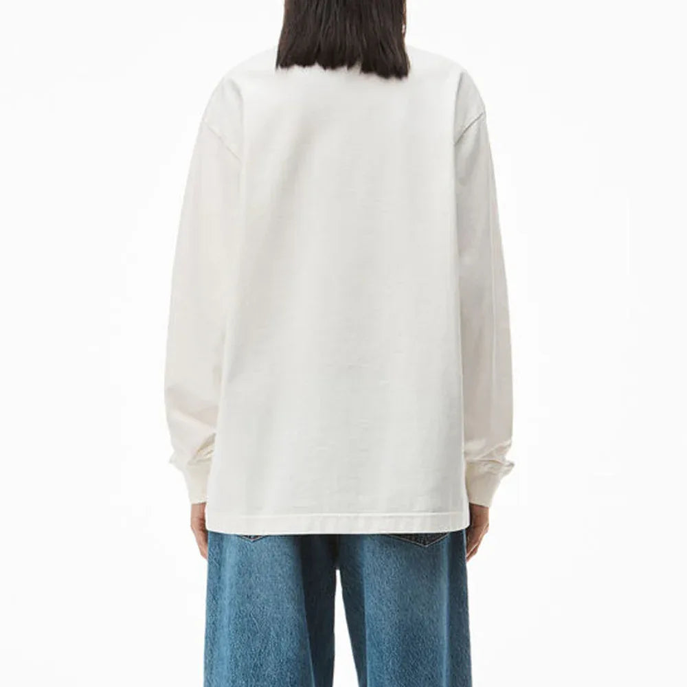 Printed Grill and Hotfix Logo LS Tee - ALEXANDER WANG - VENTURER