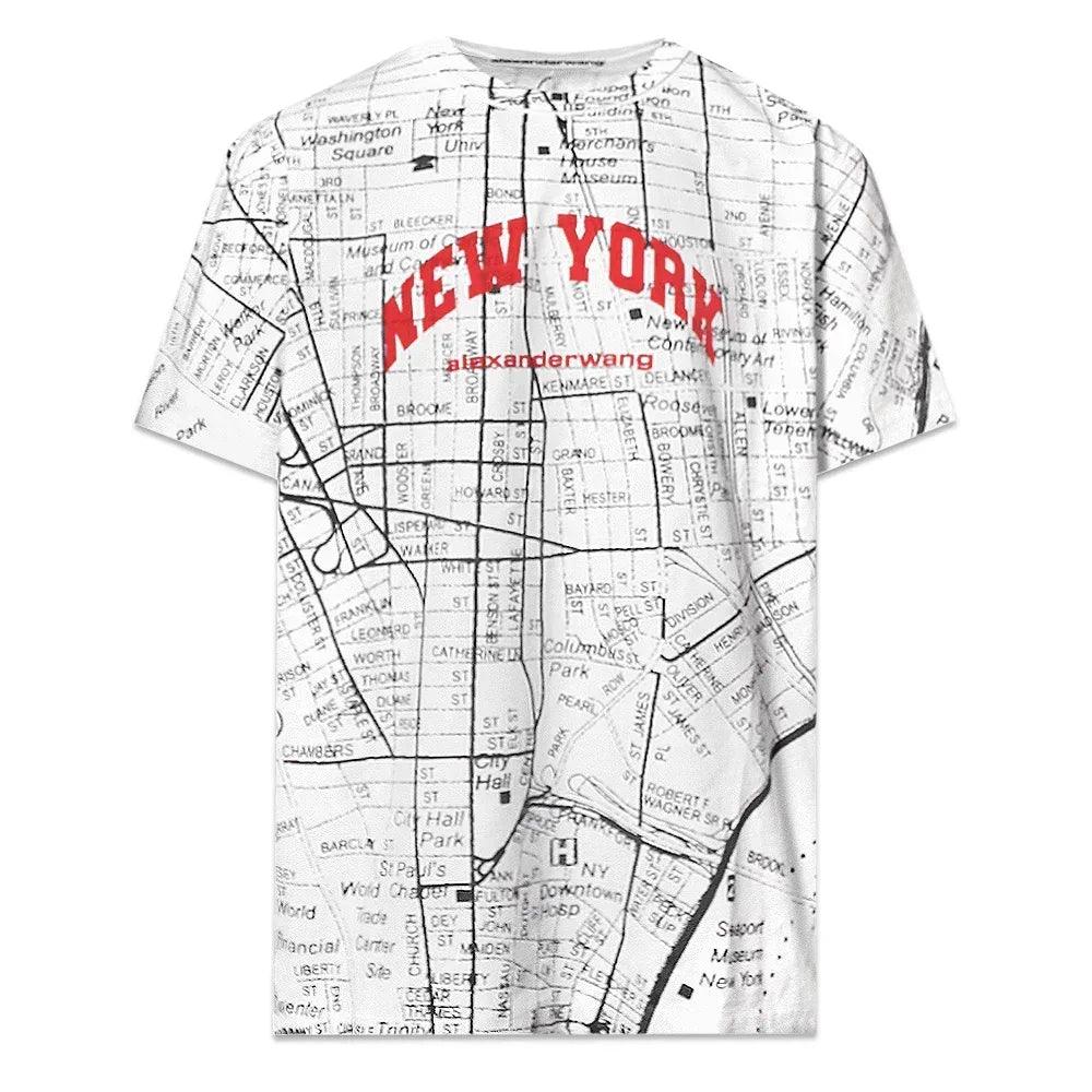 NY Map Tee - ALEXANDER WANG - VENTURER