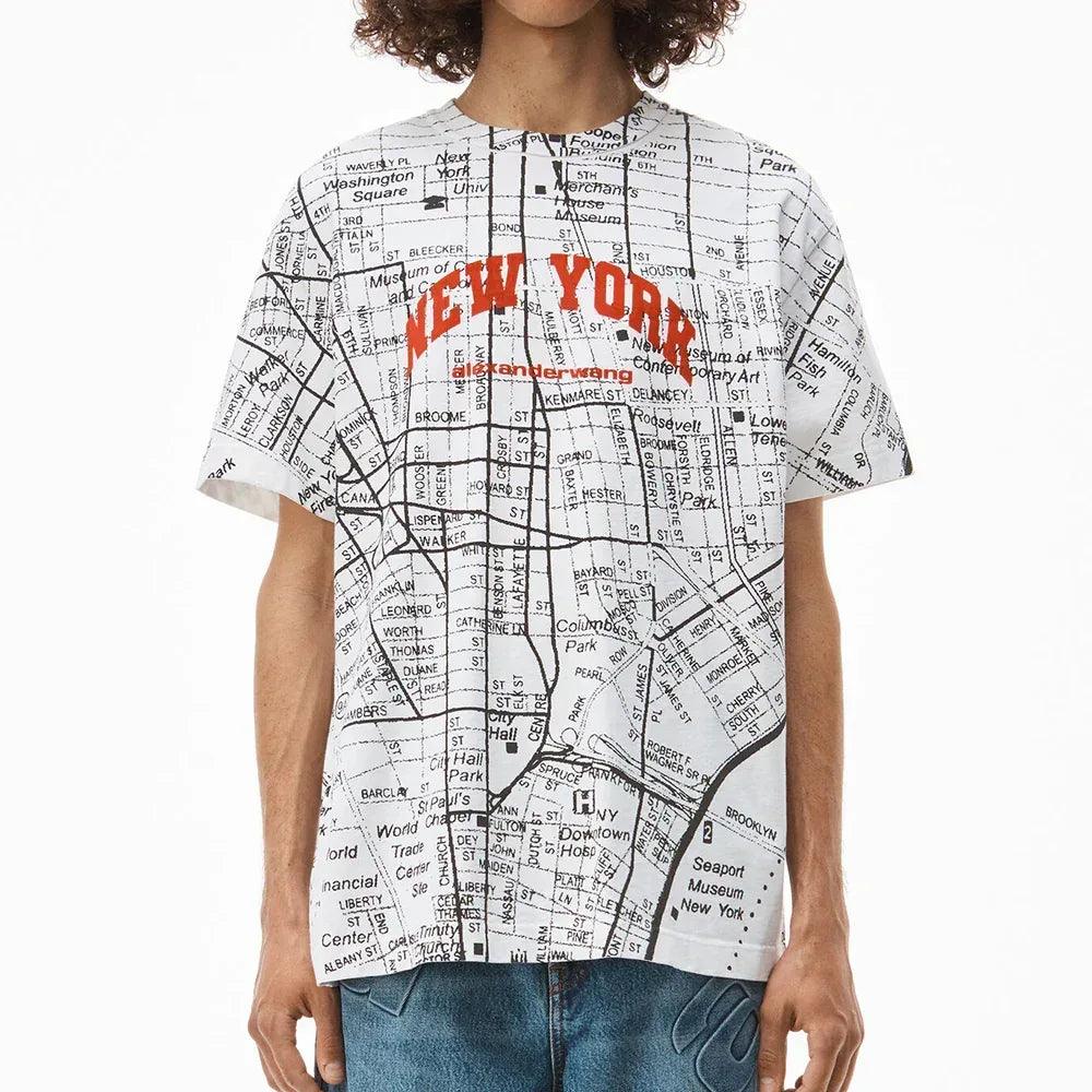 NY Map Tee - ALEXANDER WANG - VENTURER