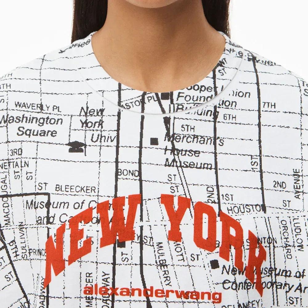 NY Map Tee - ALEXANDER WANG - VENTURER