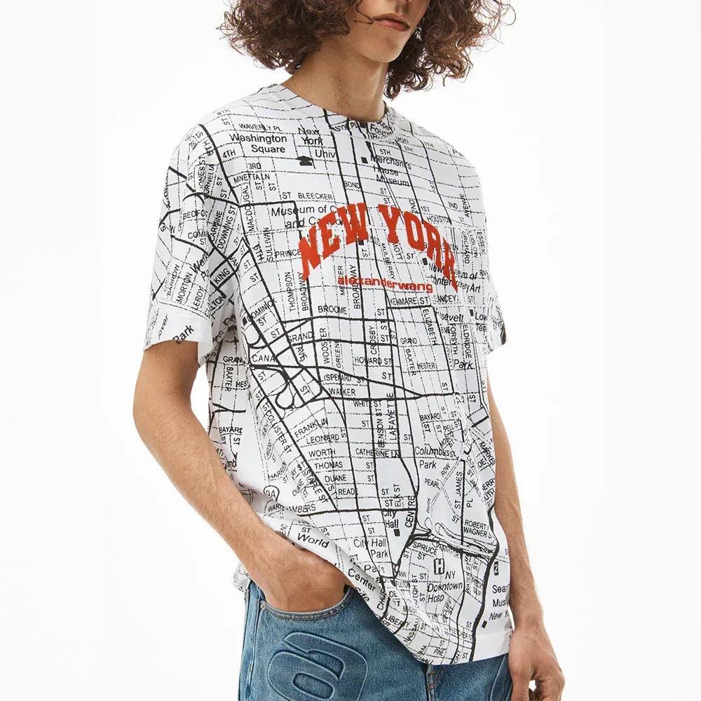 NY Map Tee - ALEXANDER WANG - VENTURER