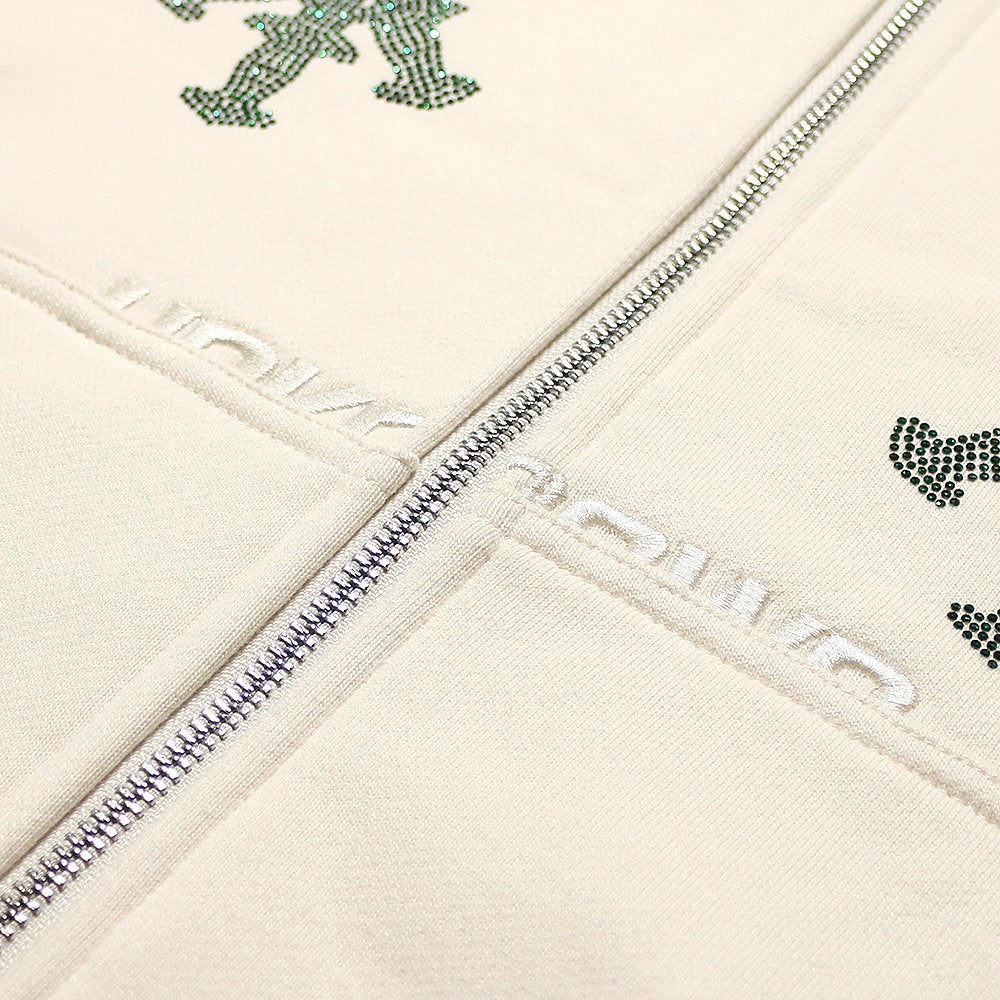 Dagger Rhinestone Zip Hoodie