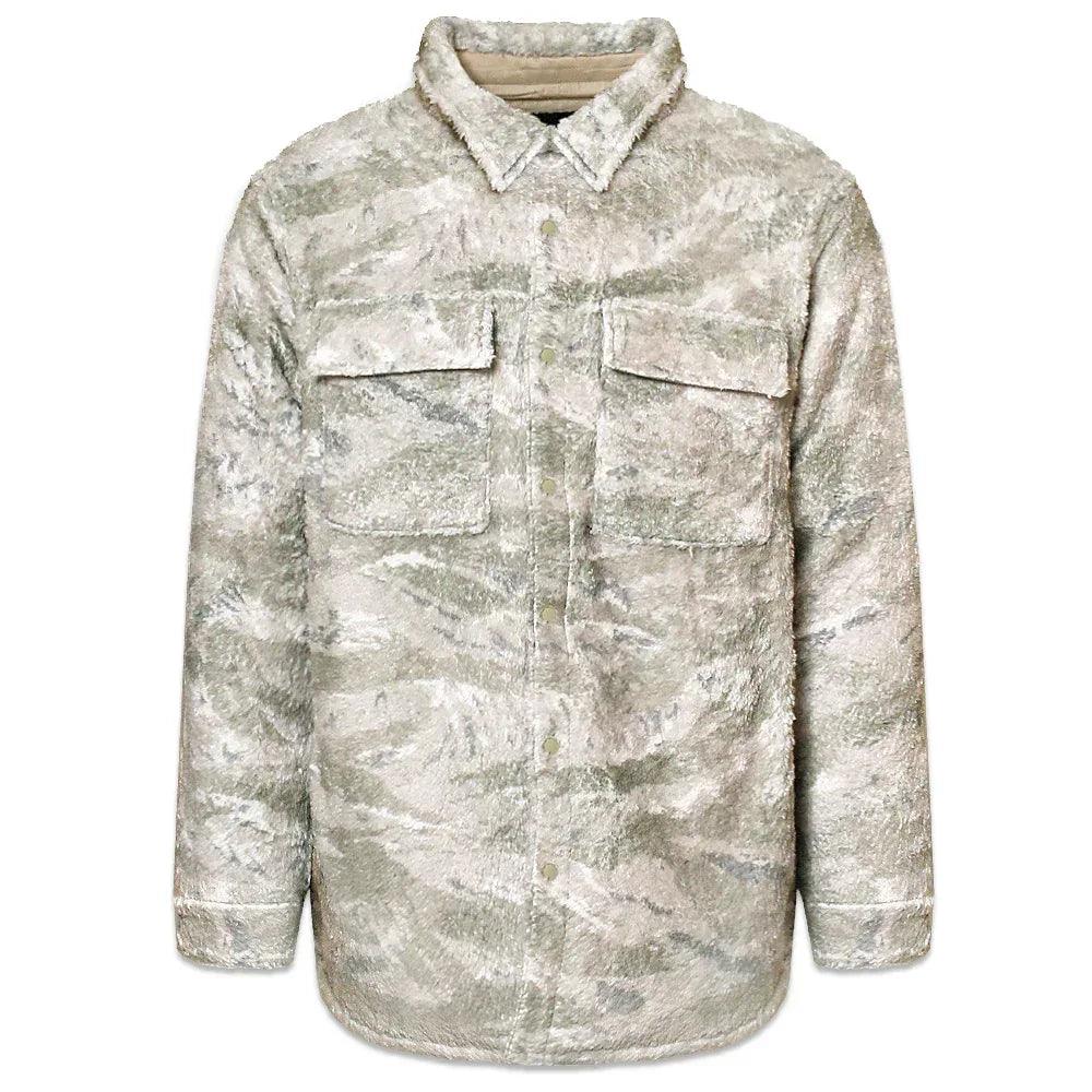 Camo Sherpa Buttondown - STAMPD - VENTURER