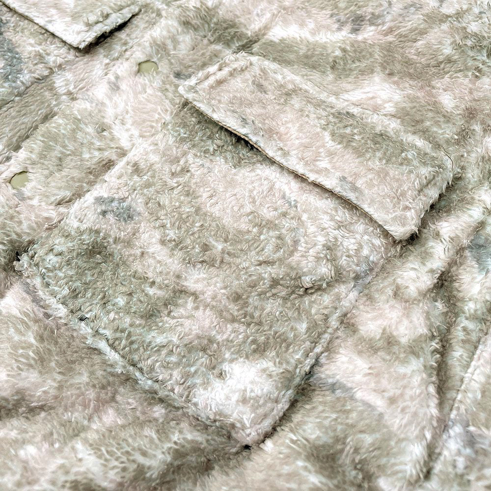 Camo Sherpa Buttondown