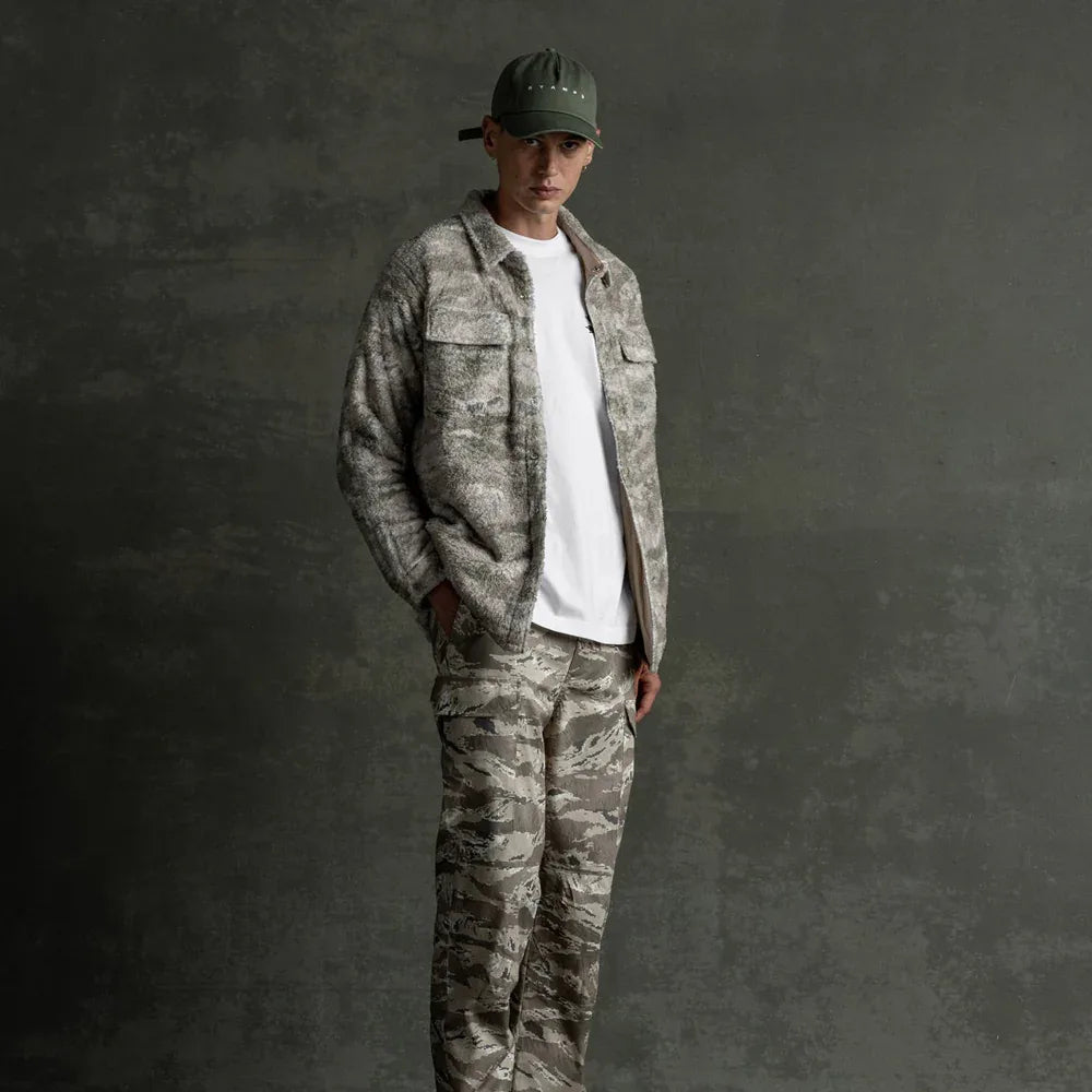 Camo Sherpa Buttondown - STAMPD - VENTURER