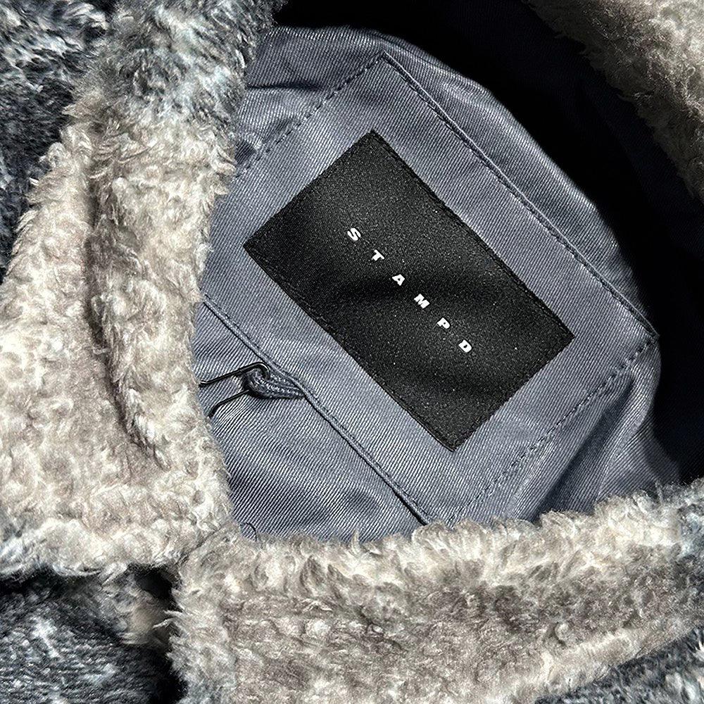 Plaid Cropped Sherpa Buttondown - STAMPD - VENTURER