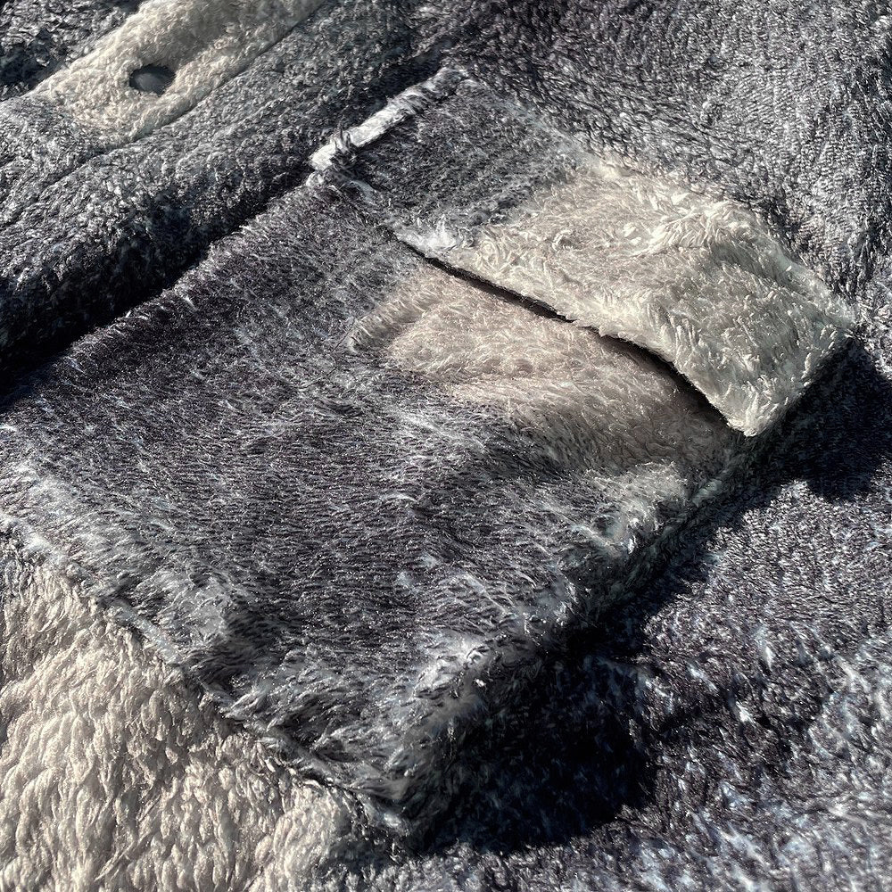 Plaid Cropped Sherpa Buttondown