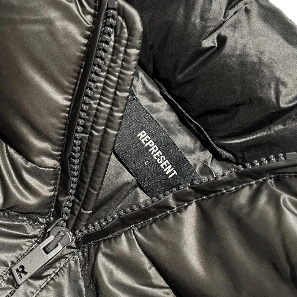 Washed Puffer Jacket - REPRESENT - VENTURER