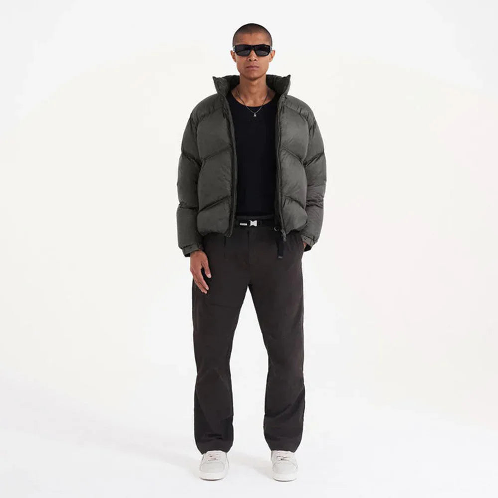 Washed Puffer Jacket - REPRESENT - VENTURER