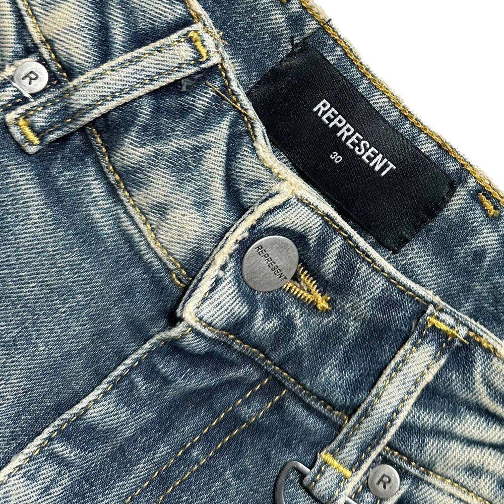 Baggy Denim Front Stitch - REPRESENT - VENTURER
