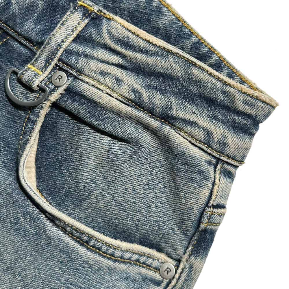 Baggy Denim Front Stitch