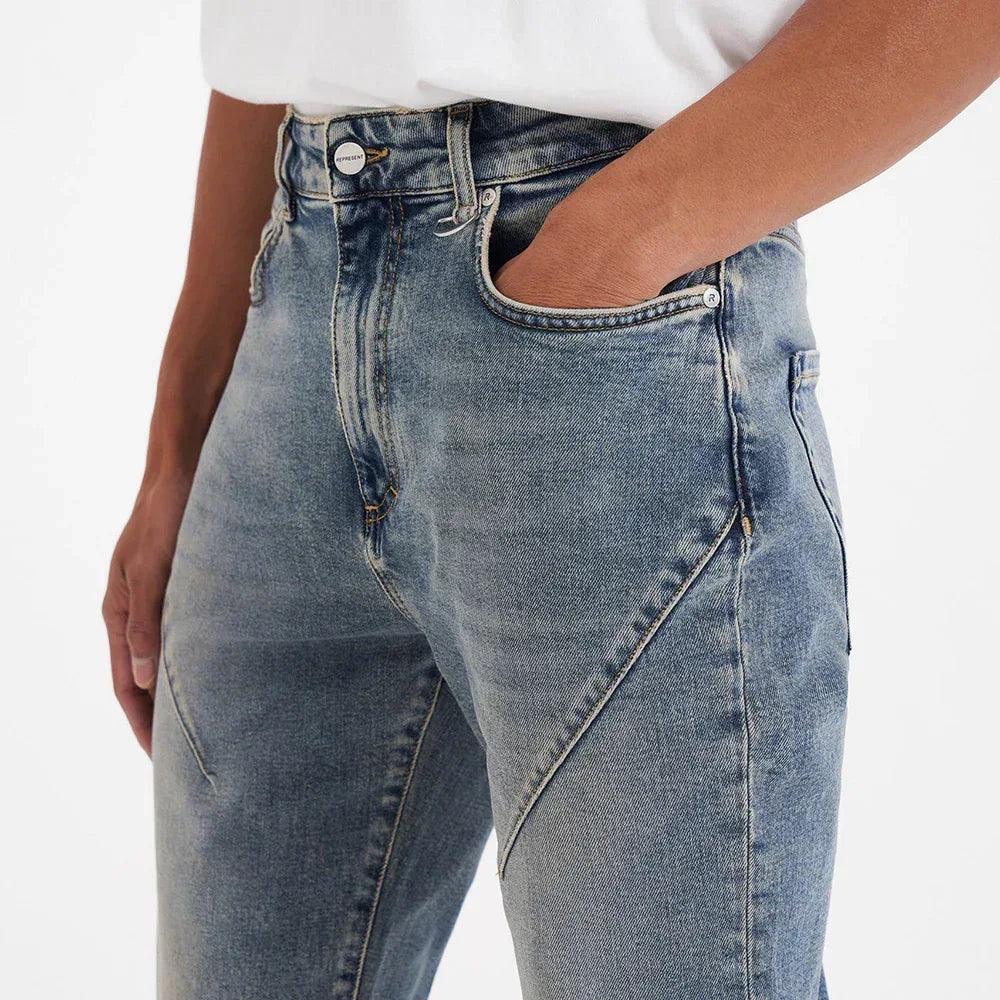 Baggy Denim Front Stitch - REPRESENT - VENTURER