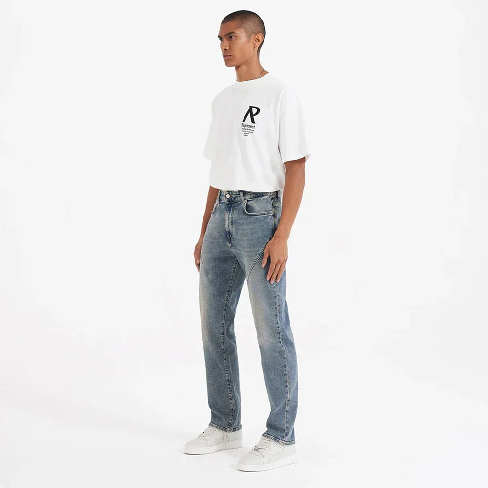 Baggy Denim Front Stitch - REPRESENT - VENTURER