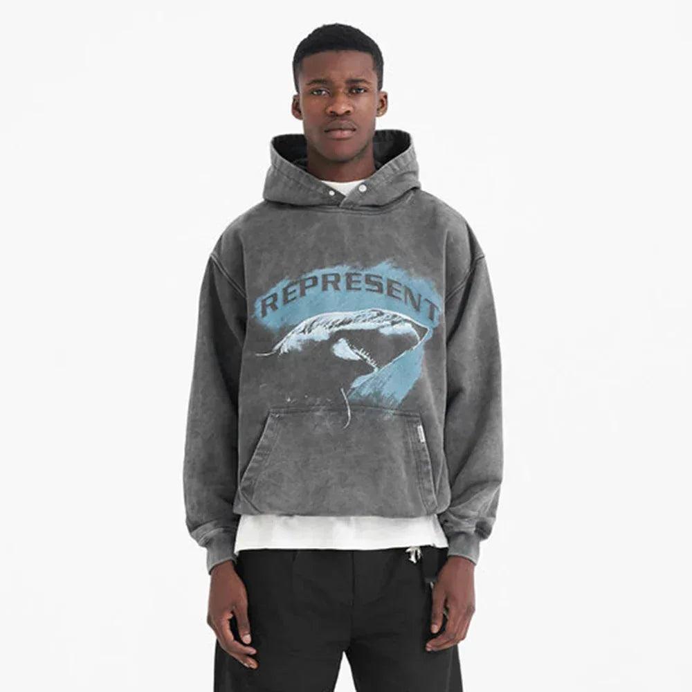 Shark Hoodie - REPRESENT - VENTURER