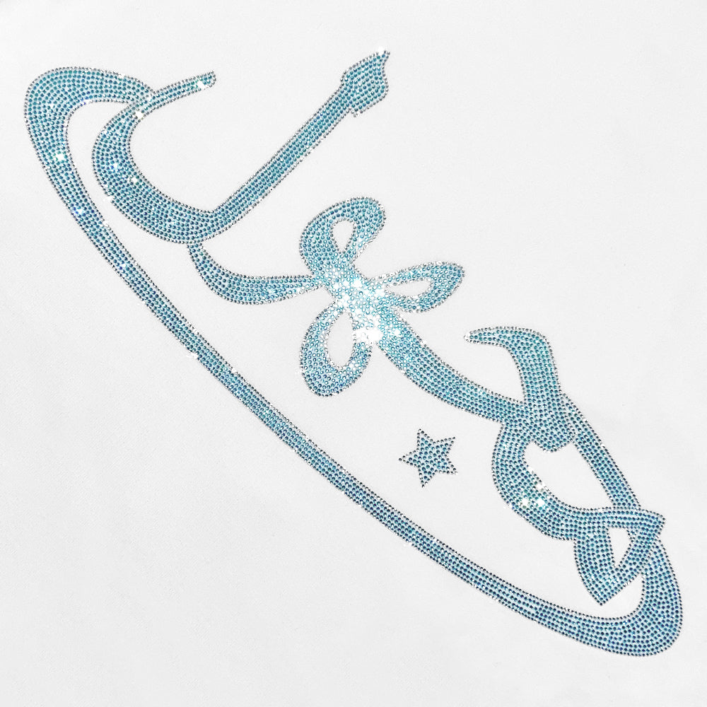 Arabic Logo Rhinestone Hoodie