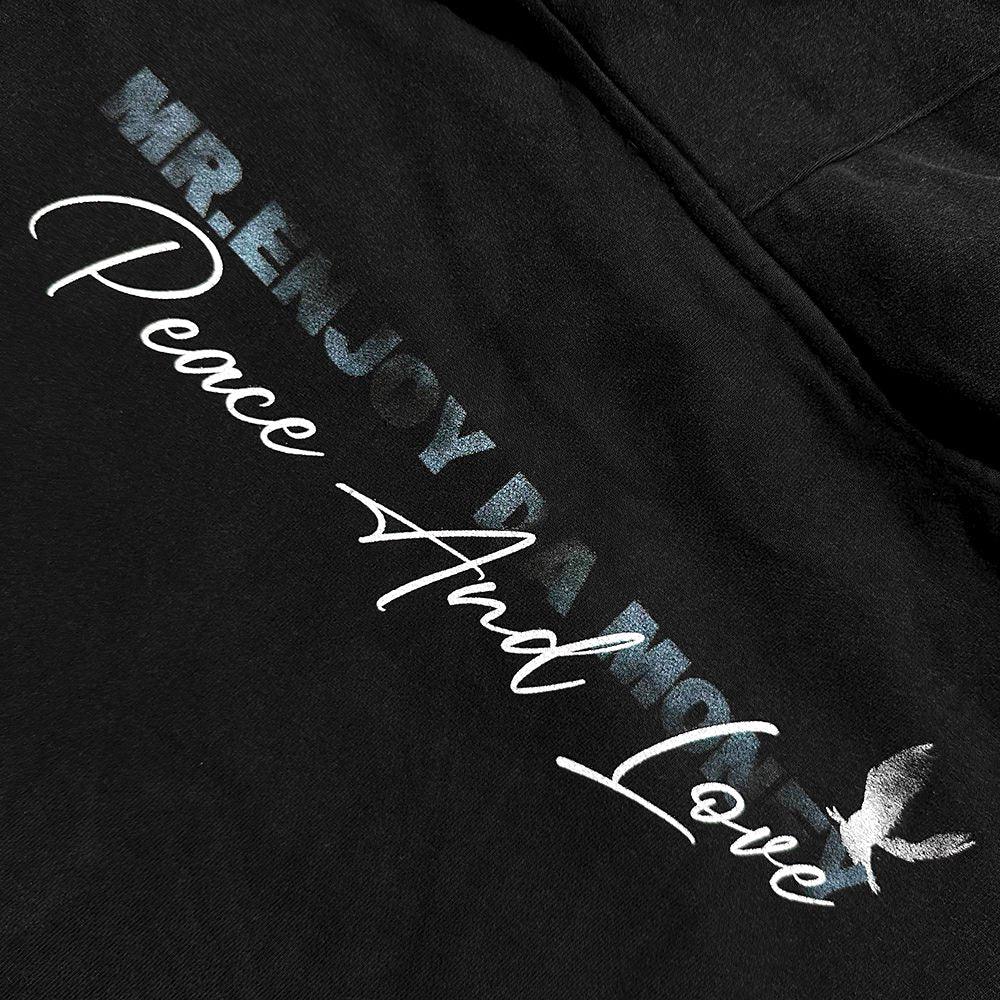 MEDM White Dove Print Hoodie