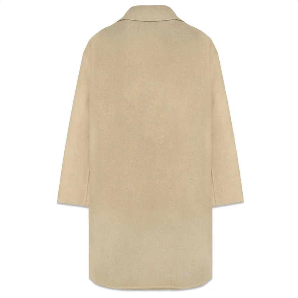 Double Faced Wool Overcoat - CALVIN KLEIN - VENTURER