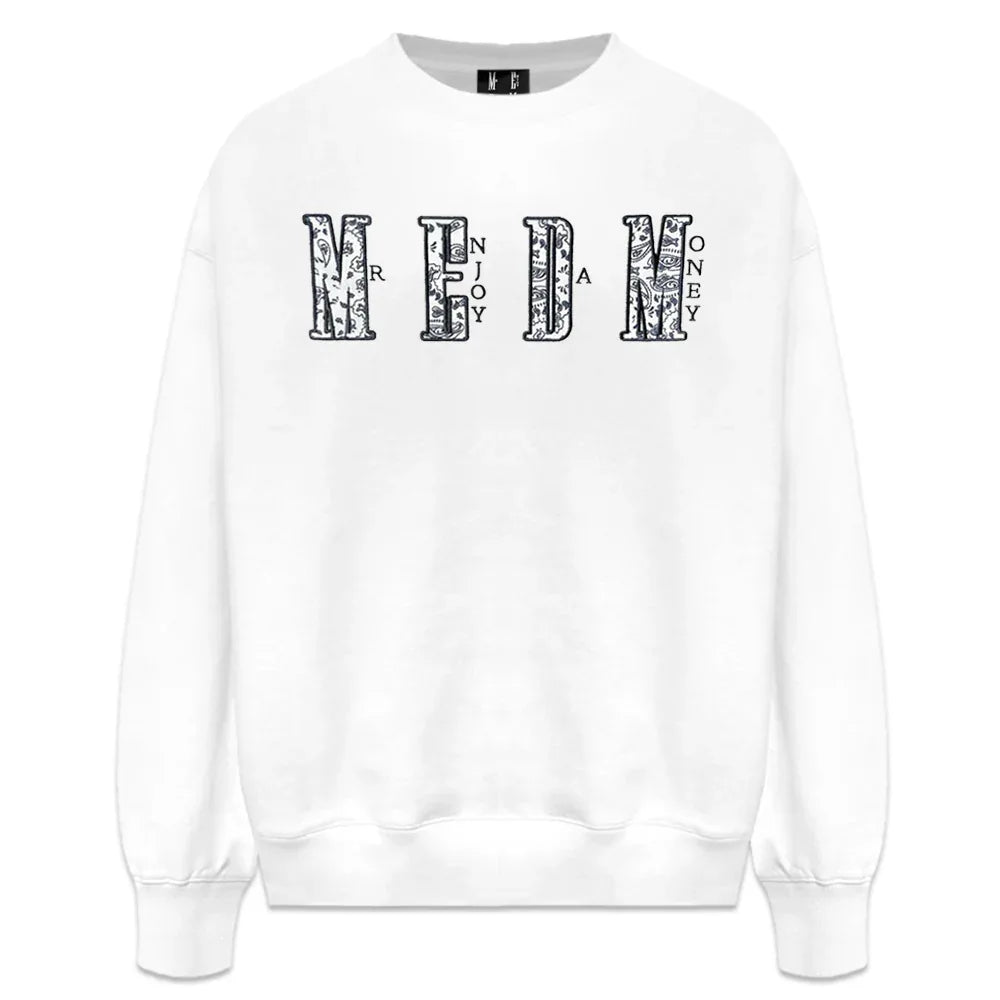 MEDM Embroidery Paisley Logo Sweatshirt