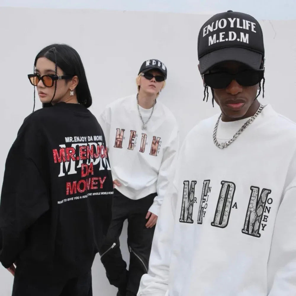 MEDM Embroidery Paisley Logo Sweatshirt
