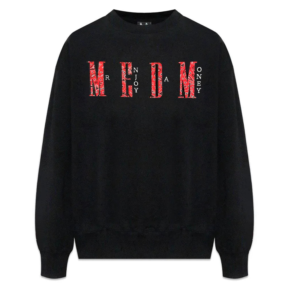 MEDM Embroidery Paisley Logo Sweatshirt