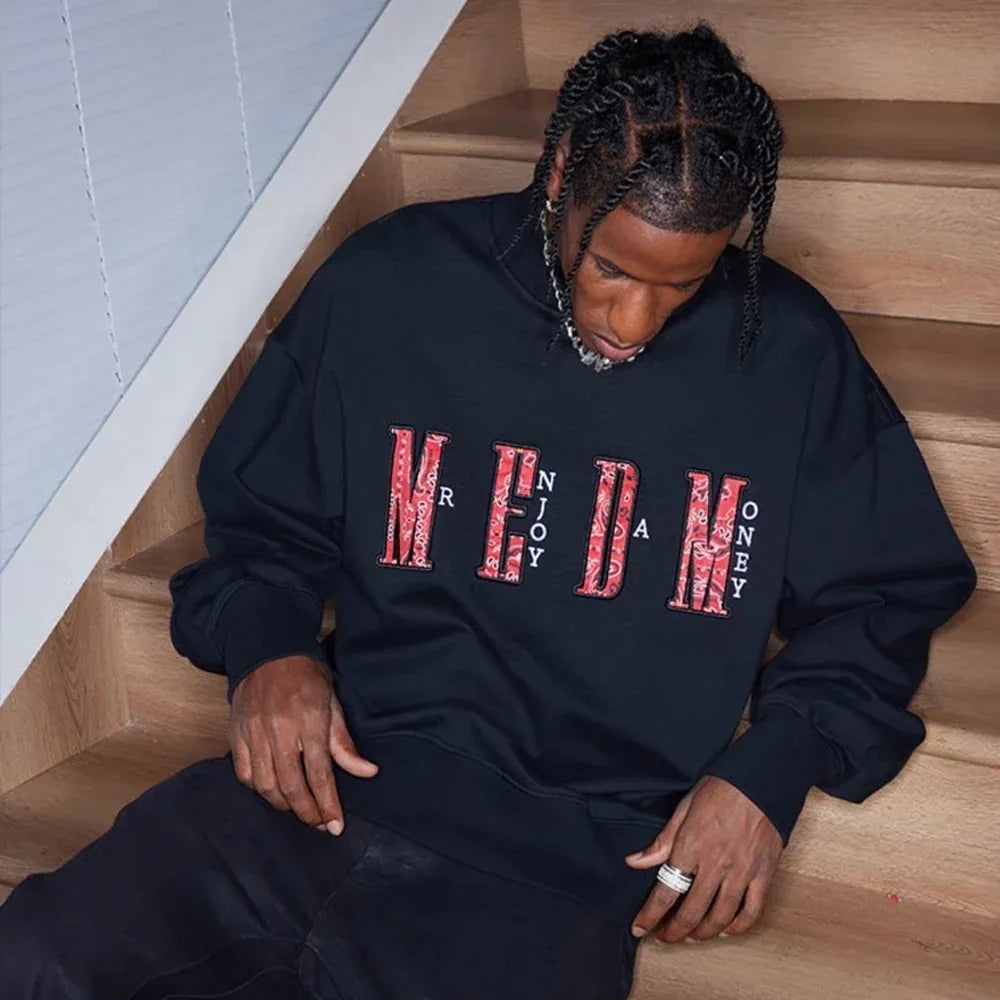 MEDM Embroidery Paisley Logo Sweatshirt
