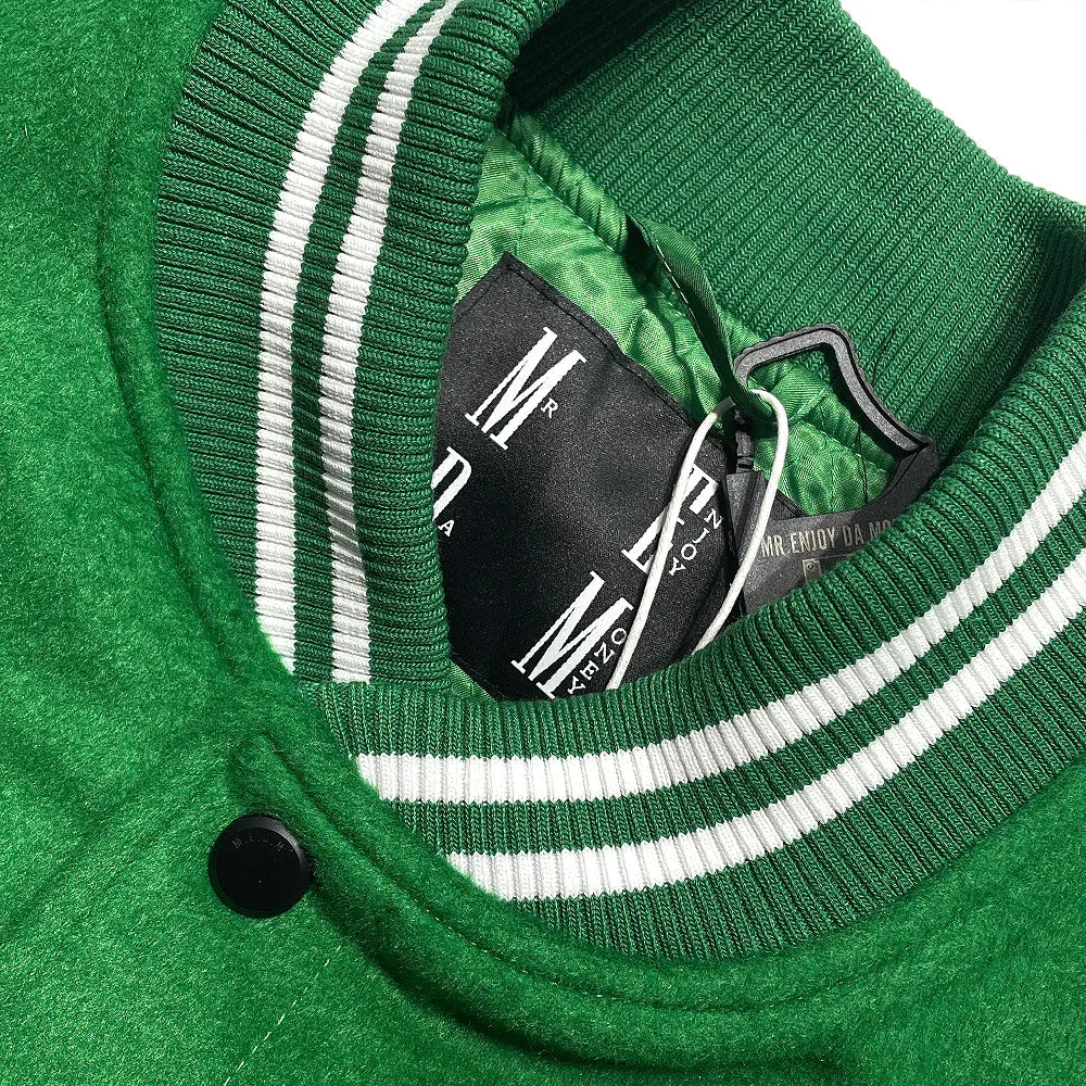 MEDM Basic Embroidered Baseball Jacket