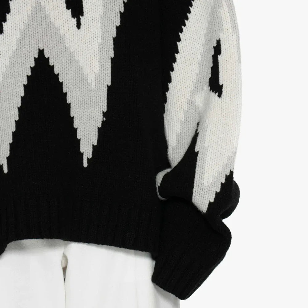 Gothic Logo Chunky Hoodie - JW ANDERSON - VENTURER