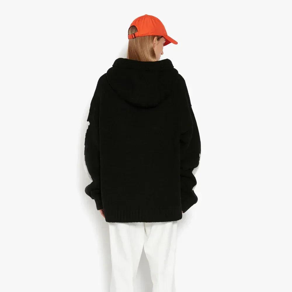 Gothic Logo Chunky Hoodie - JW ANDERSON - VENTURER