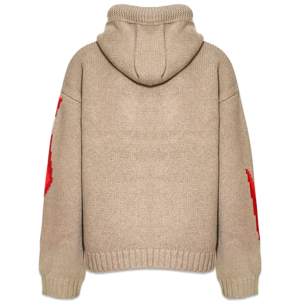 Gothic Logo Chunky Hoodie - JW ANDERSON - VENTURER