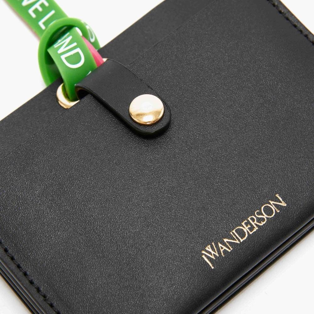 Accordion Leather Card Case With Silicone Strap - JW ANDERSON - VENTURER
