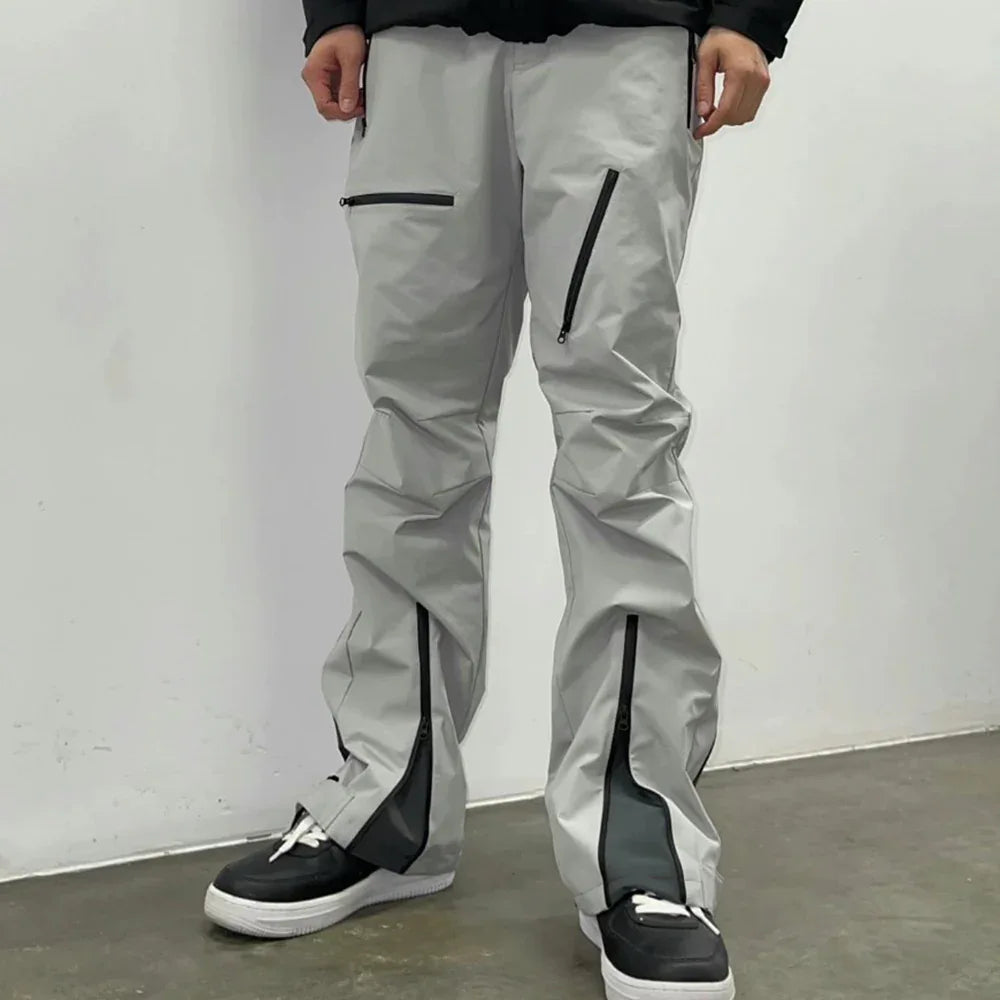 MEDM Functional Zipper Punch Pants