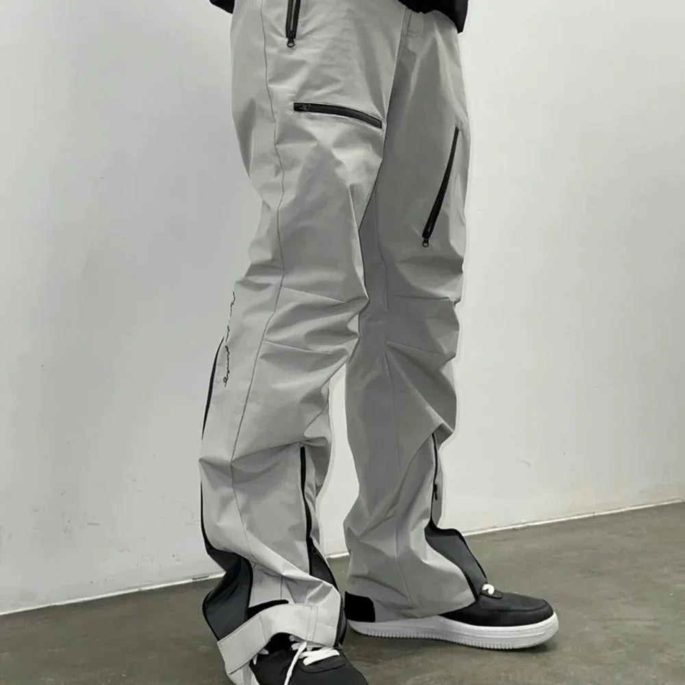MEDM Functional Zipper Punch Pants