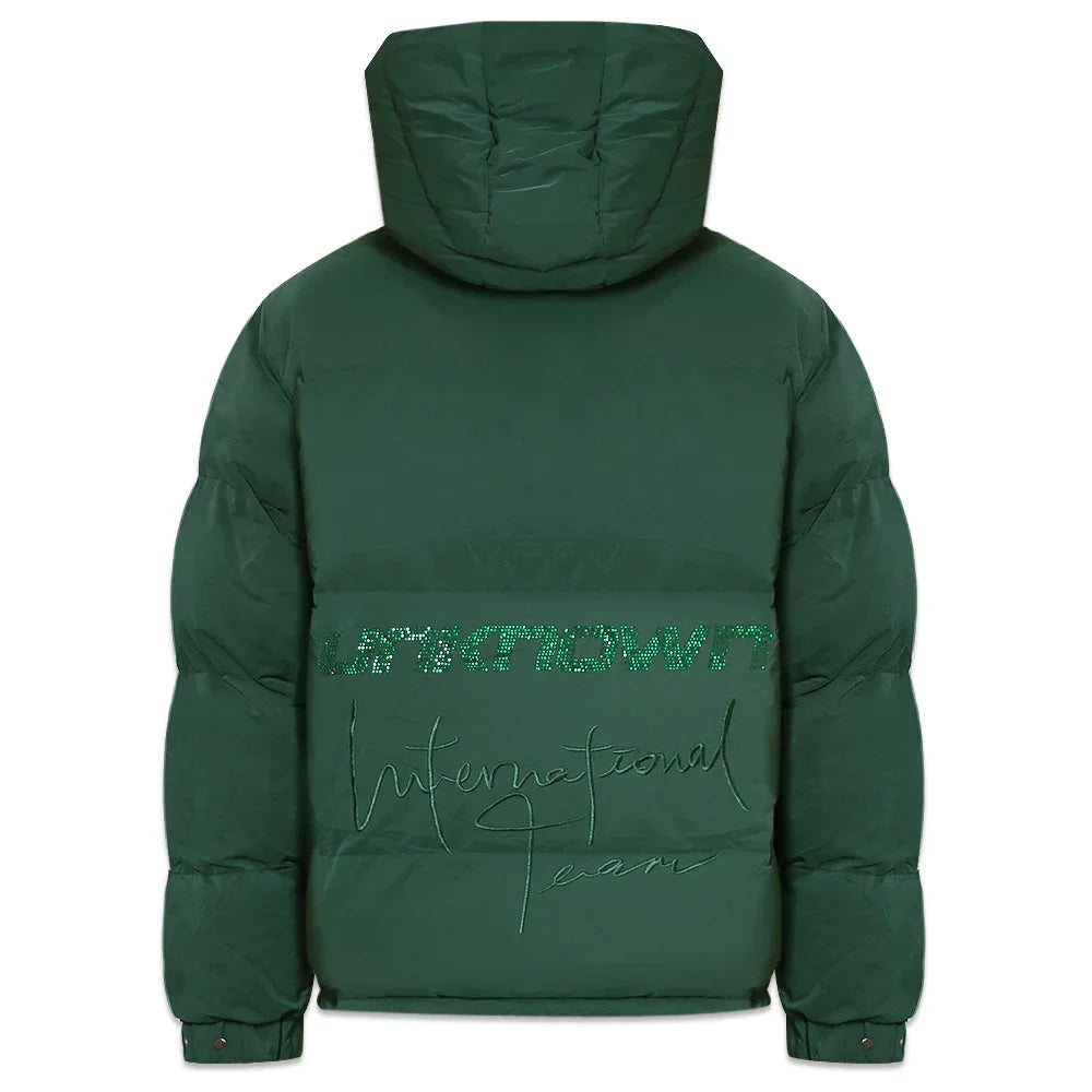 Uniform Rhinestone Puffer Jacket - UNKNOWN LONDON - VENTURER