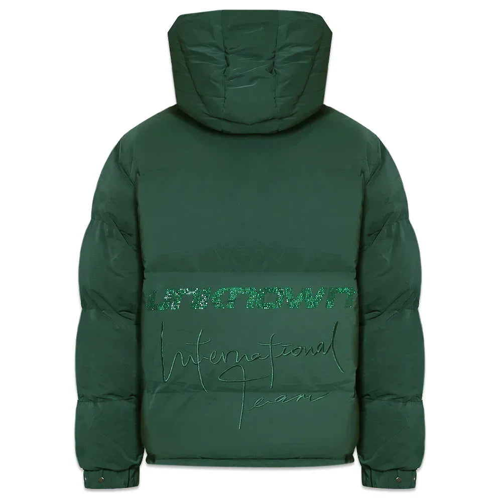 Uniform Rhinestone Puffer Jacket - UNKNOWN LONDON - VENTURER