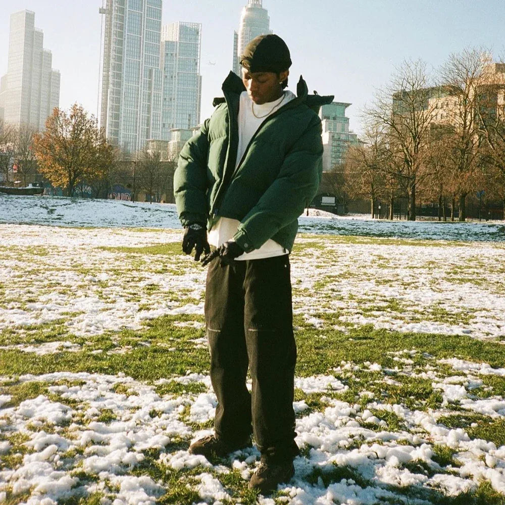 Uniform Rhinestone Puffer Jacket - UNKNOWN LONDON - VENTURER