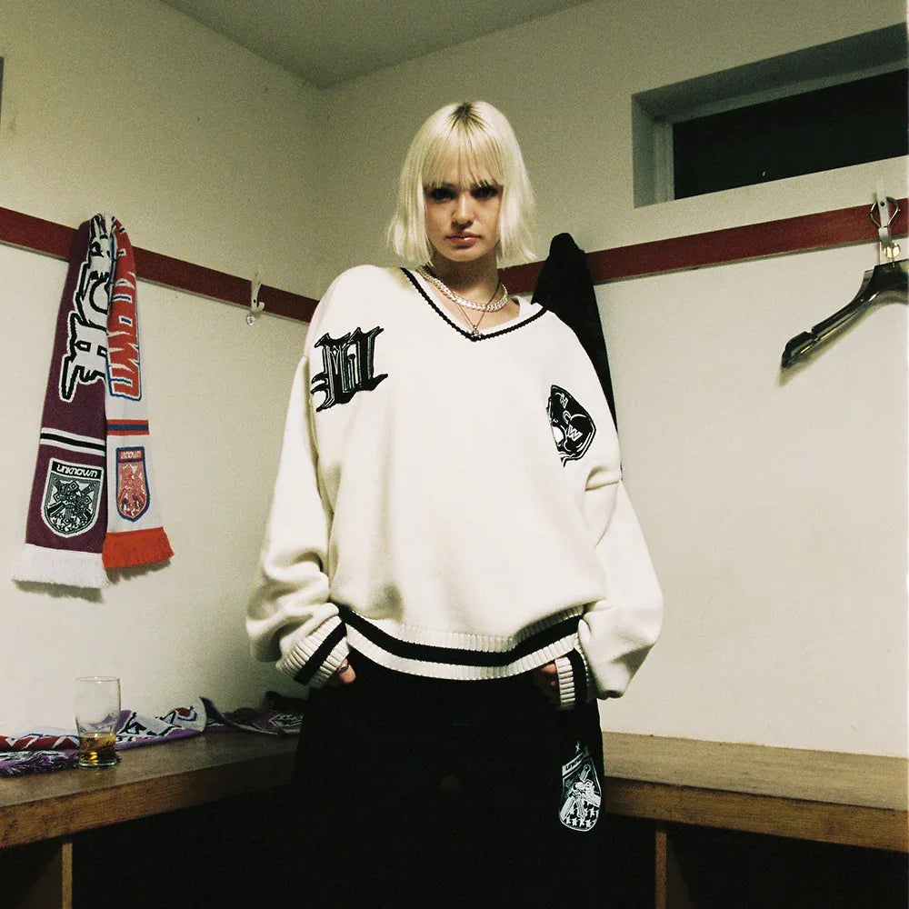 HCW U&N Skull Knit Sweater - UNKNOWN LONDON - VENTURER