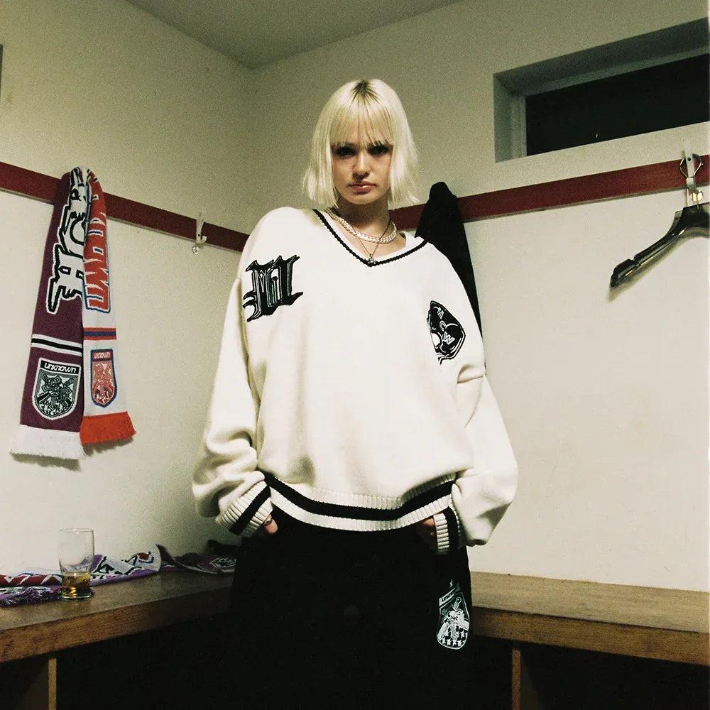 HCW U&N Skull Knit Sweater - UNKNOWN LONDON - VENTURER