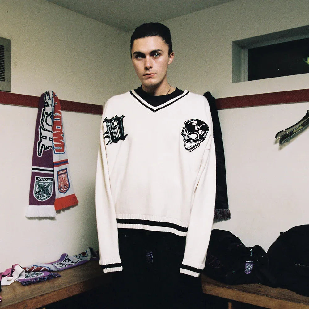 HCW U&N Skull Knit Sweater - UNKNOWN LONDON - VENTURER