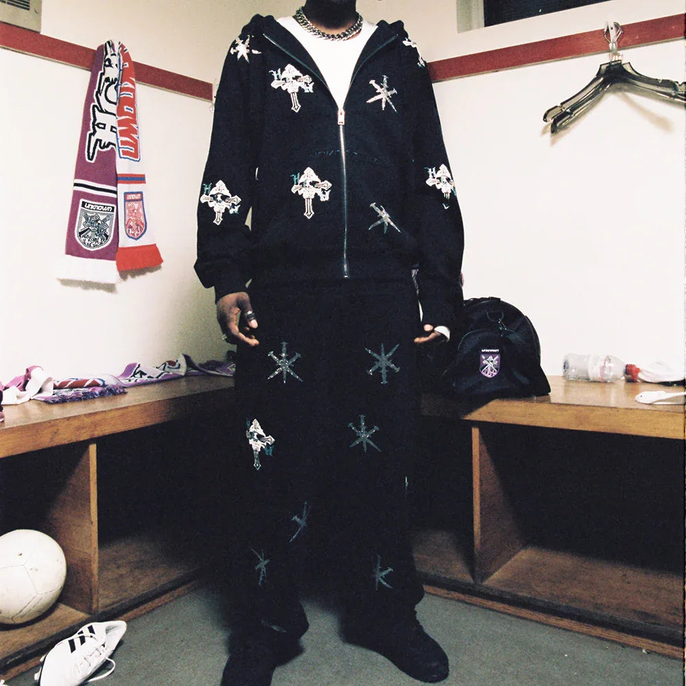 HCW Dagger Rhinestone Joggers - UNKNOWN LONDON - VENTURER