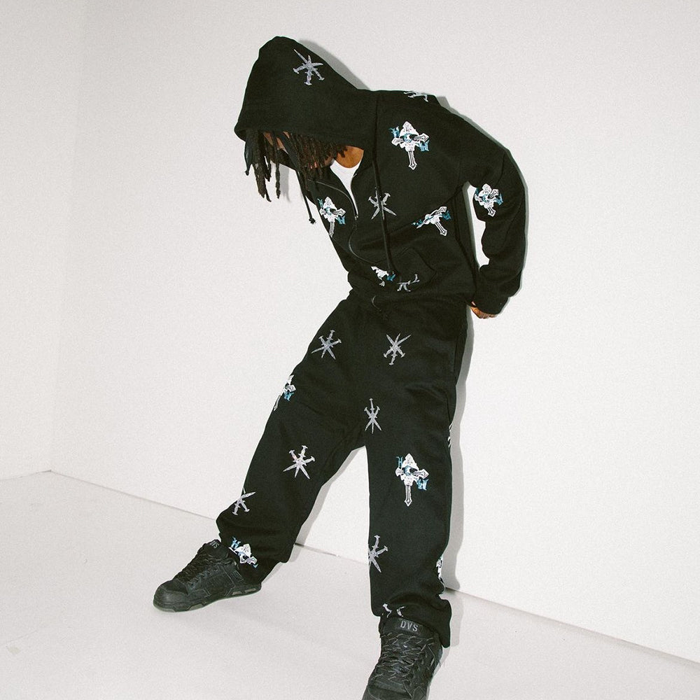 HCW Dagger Rhinestone Joggers