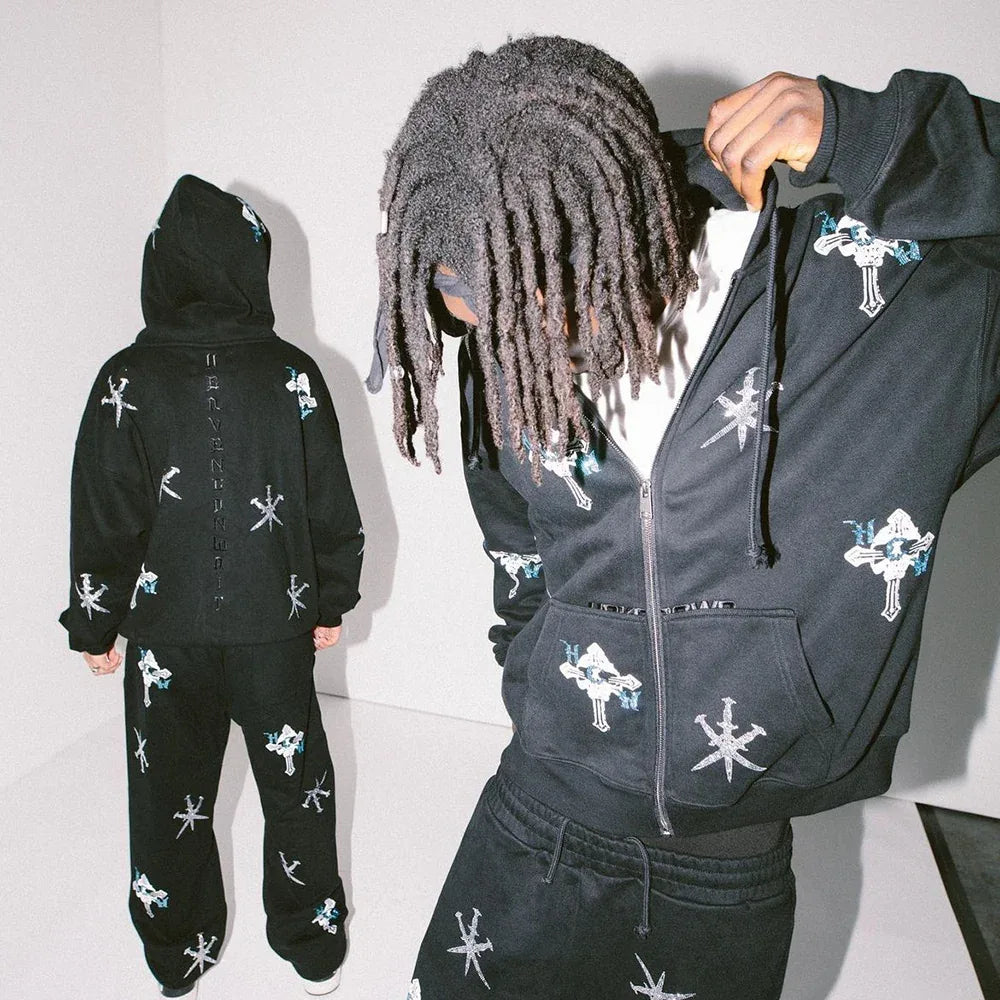 HCW Dagger Rhinestone Joggers - UNKNOWN LONDON - VENTURER