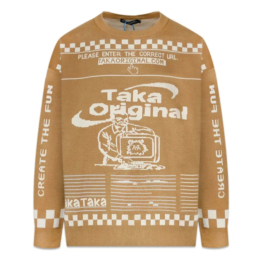 Moody Bob Mosaic Knit Jumper - TAKA ORIGINAL - VENTURER